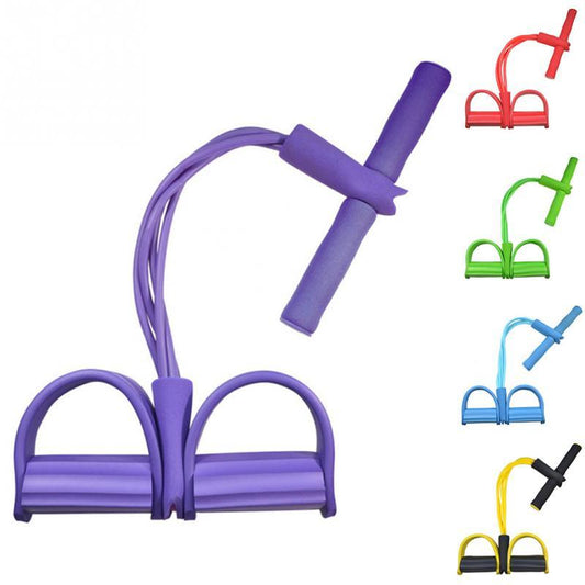 Natural Latex Foot Pedal Resistance Rope