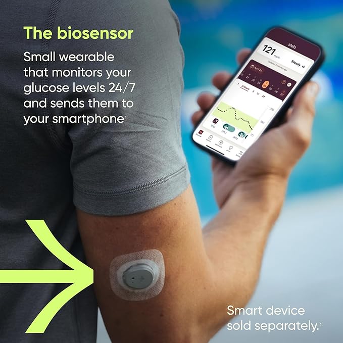 Dexcom Stelo Continuous Glucose Monitor Biosensors