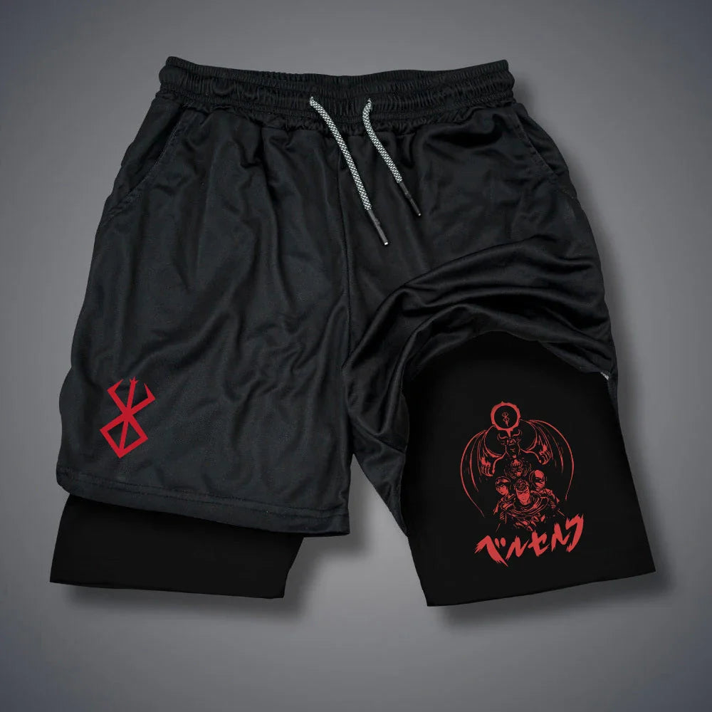 Men's 2-in-1 Compression Shorts