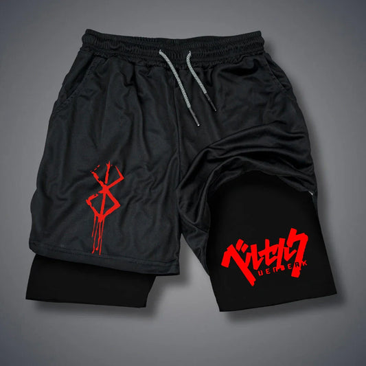 Men's 2-in-1 Compression Shorts