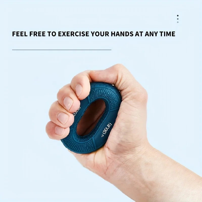 Hand Grip Ring with Silicone Carpal Expander