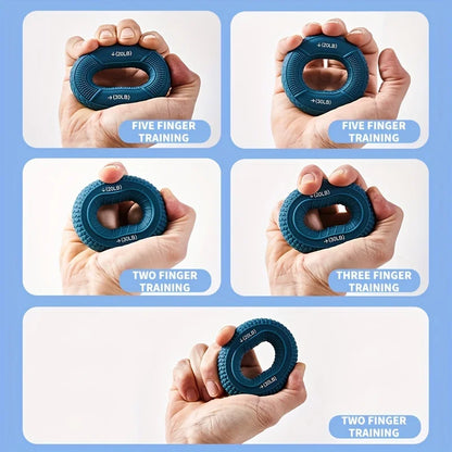Hand Grip Ring with Silicone Carpal Expander
