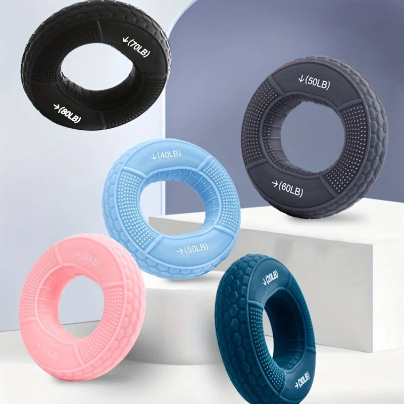 Hand Grip Ring with Silicone Carpal Expander