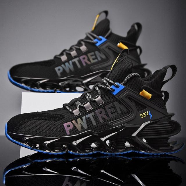 Men's Reflective Blade Running Sneakers