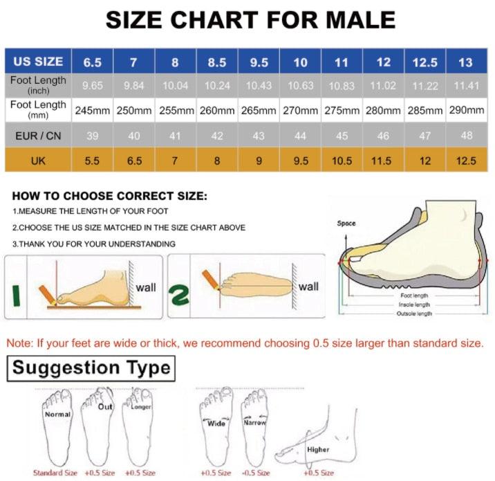 Men's Reflective Blade Running Sneakers