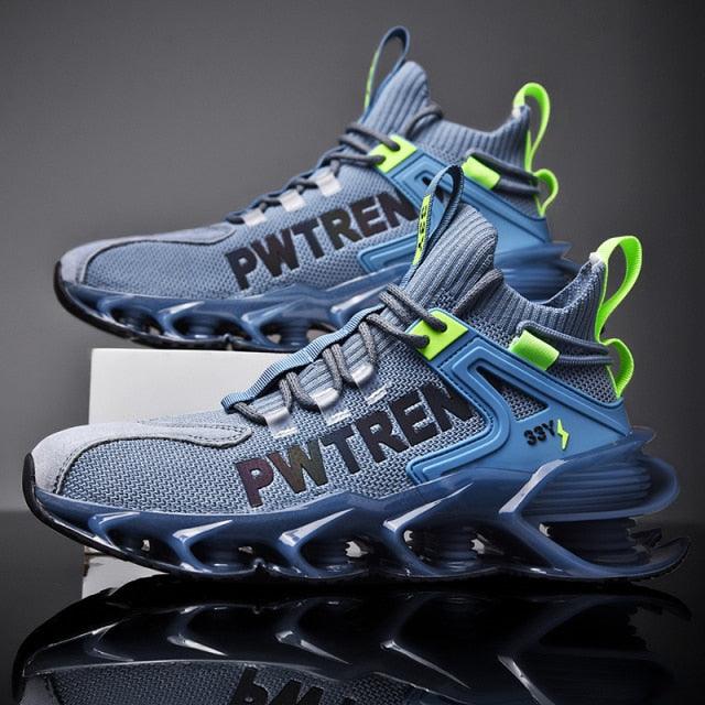 Men's Reflective Blade Running Sneakers