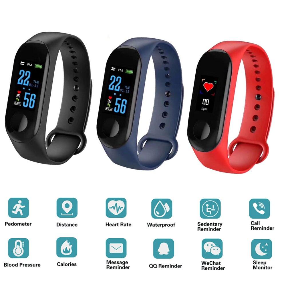 Waterproof Activity Tracker with Heart Rate & Sleep Monitor