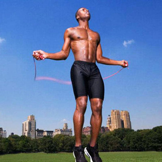 Adjustable Skipping Rope with Memory Foam Handles for Fitness