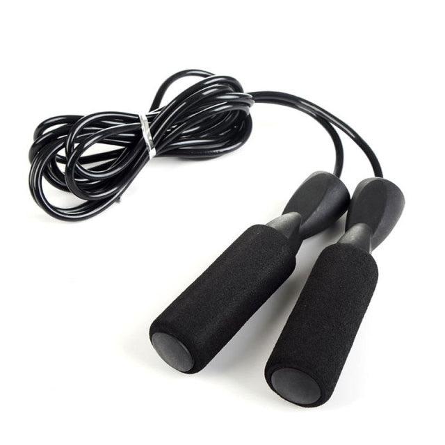 Adjustable Skipping Rope with Memory Foam Handles for Fitness