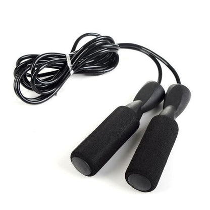Adjustable Skipping Rope with Memory Foam Handles for Fitness